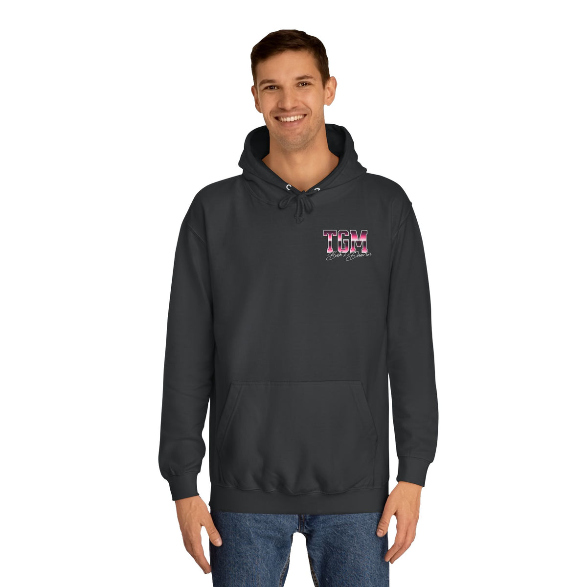 "TGM Vice City" Unisex College Hoodie - Broke & Dreamin' Hoodies