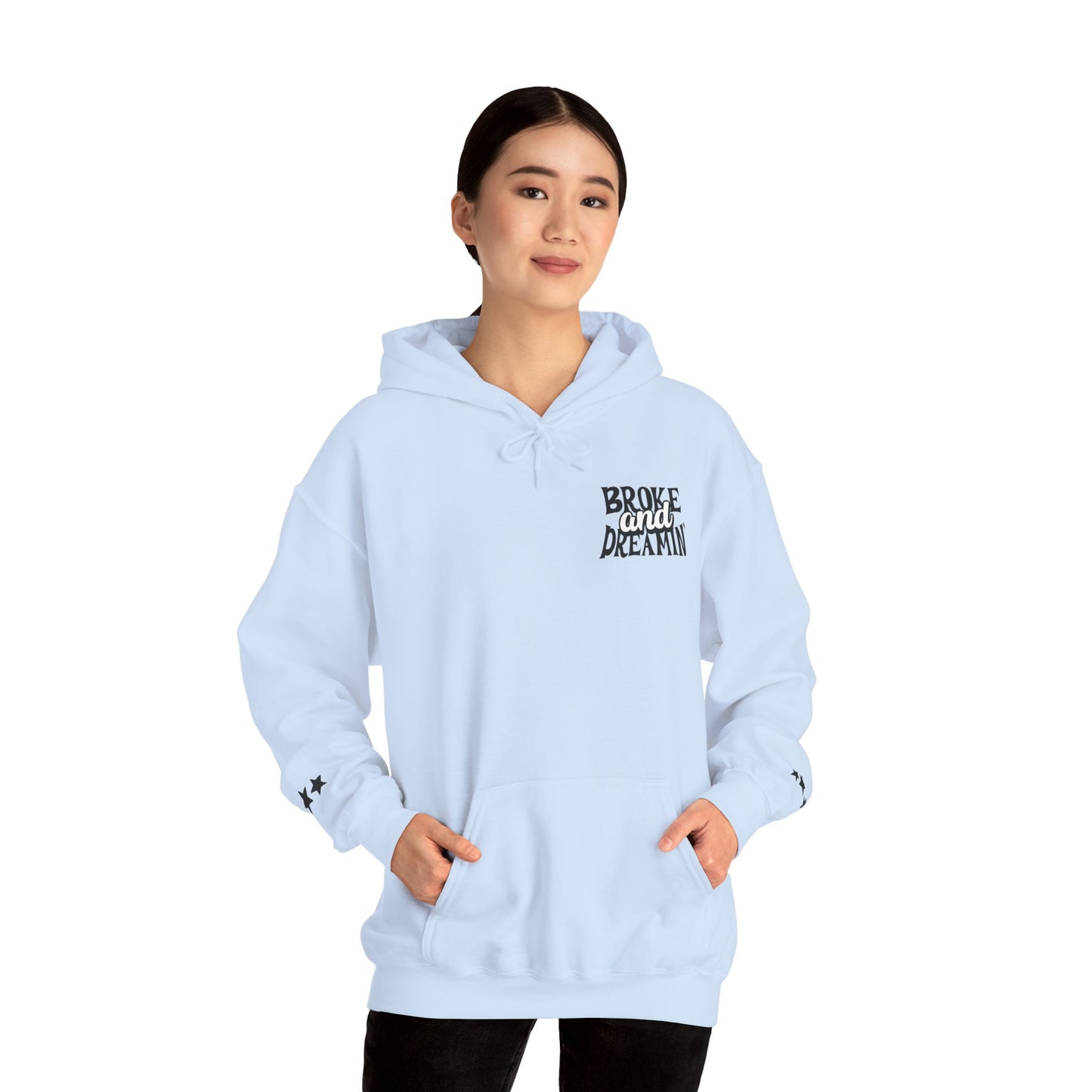 "Jesus x 618AMG" Unisex College Hoodie - Broke & Dreamin' Hoodies