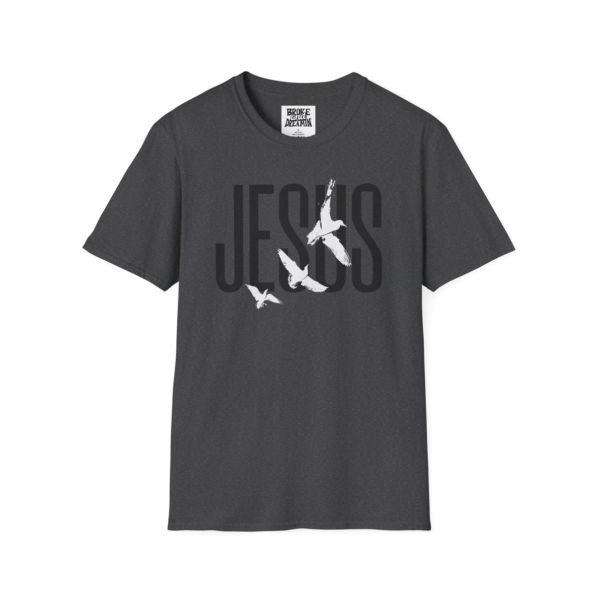 "Jesus Logo” Unisex T-Shirt - Broke & Dreamin' T-Shirts