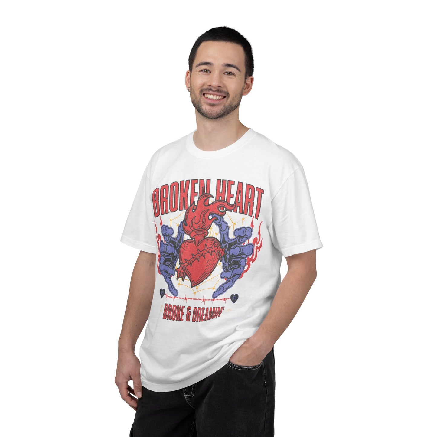 “Broken Heart” Unisex T-Shirt - Broke & Dreamin' T-Shirts