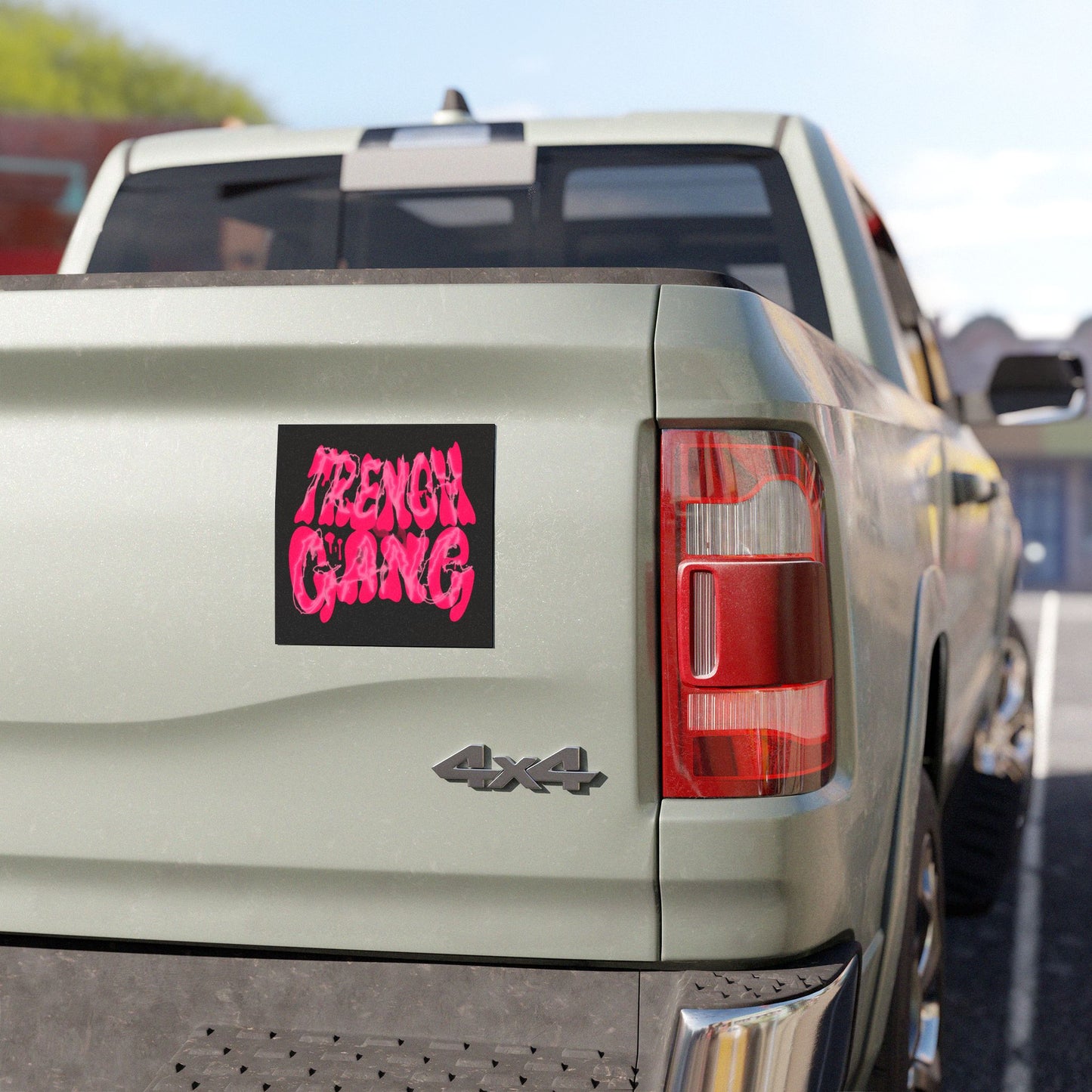 "Trench Gang Pink” Car Magnet - Broke & Dreamin' Magnets