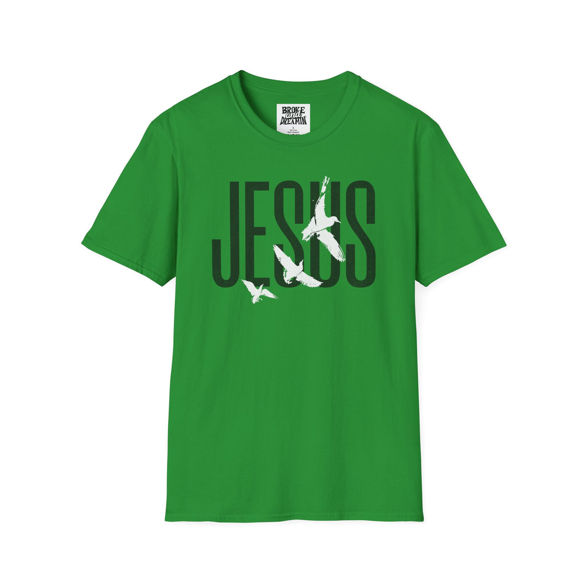 "Jesus Logo” Unisex T-Shirt - Broke & Dreamin' T-Shirts