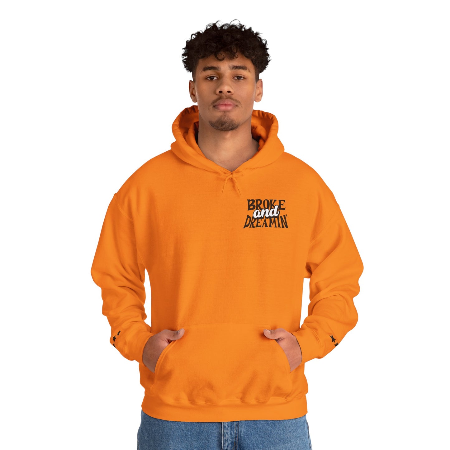 "618AMG x TGM" Unisex College Hoodie - Broke & Dreamin' Hoodies