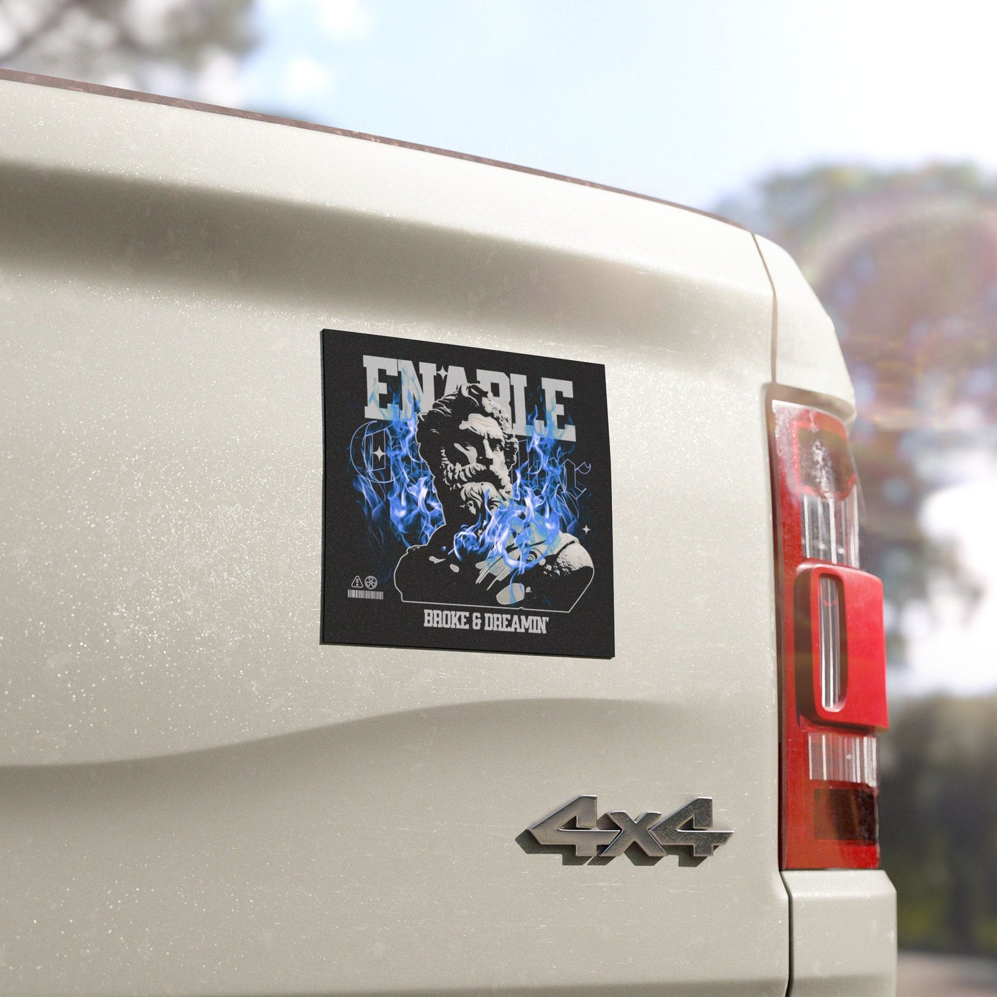 “Enable” Car Magnet - Broke & Dreamin' Magnets