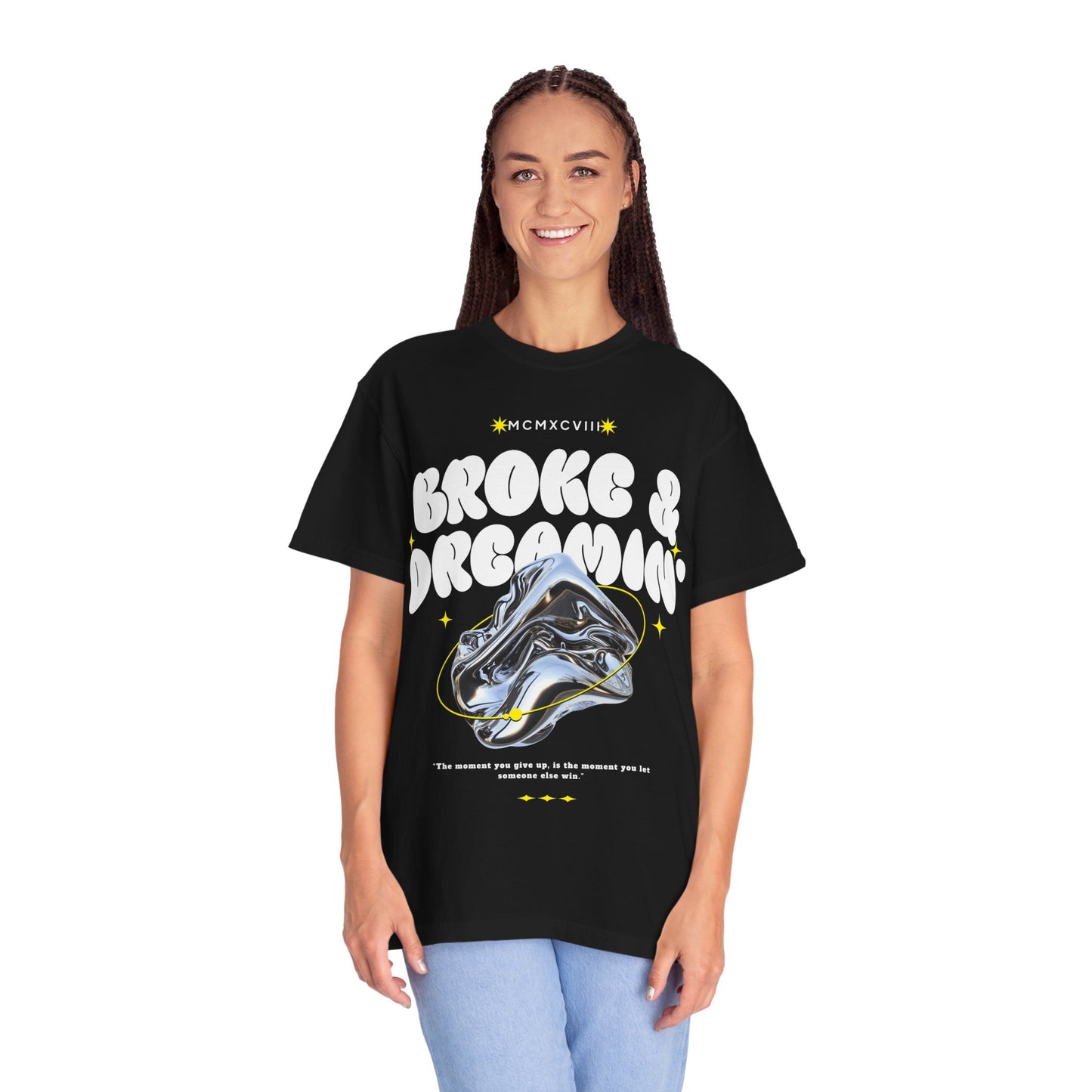 “Chrome” Unisex T-Shirt - Broke & Dreamin' T-Shirts