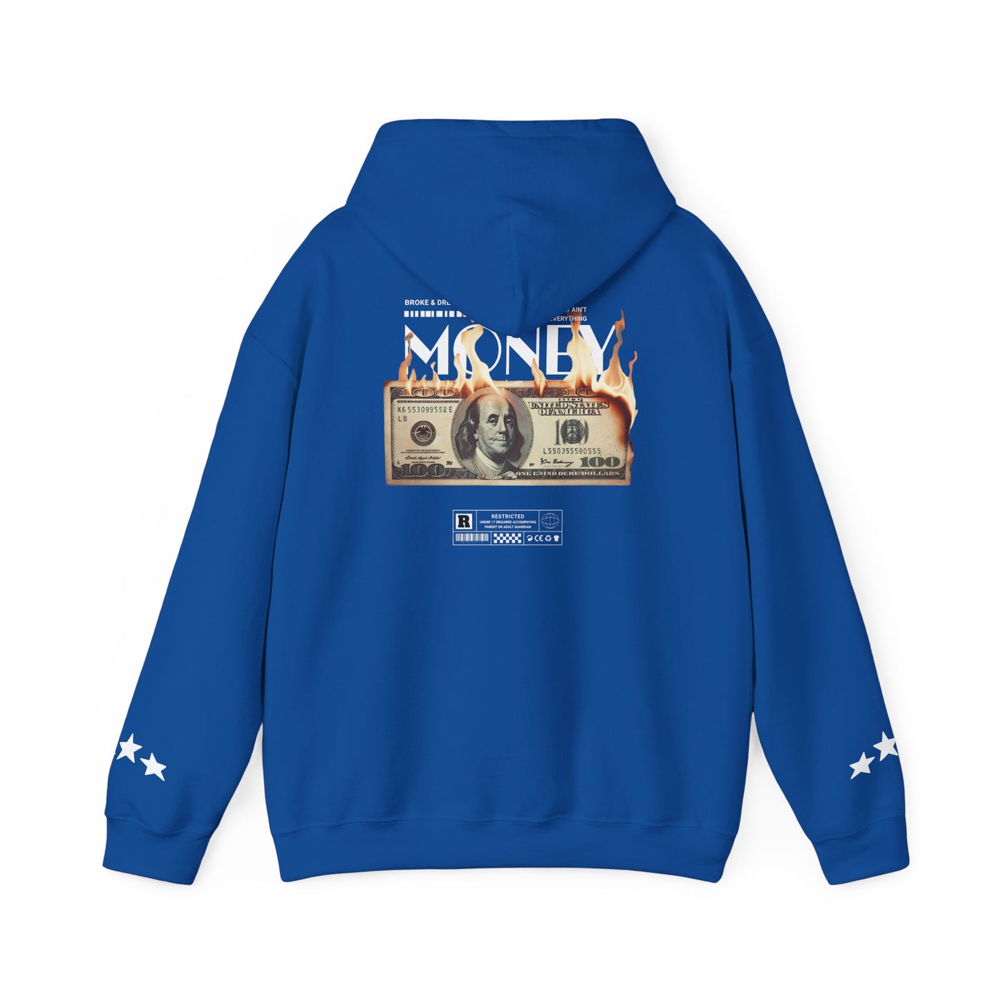 "Money Ain't Everything" Unisex College Hoodie - Broke & Dreamin' Hoodies