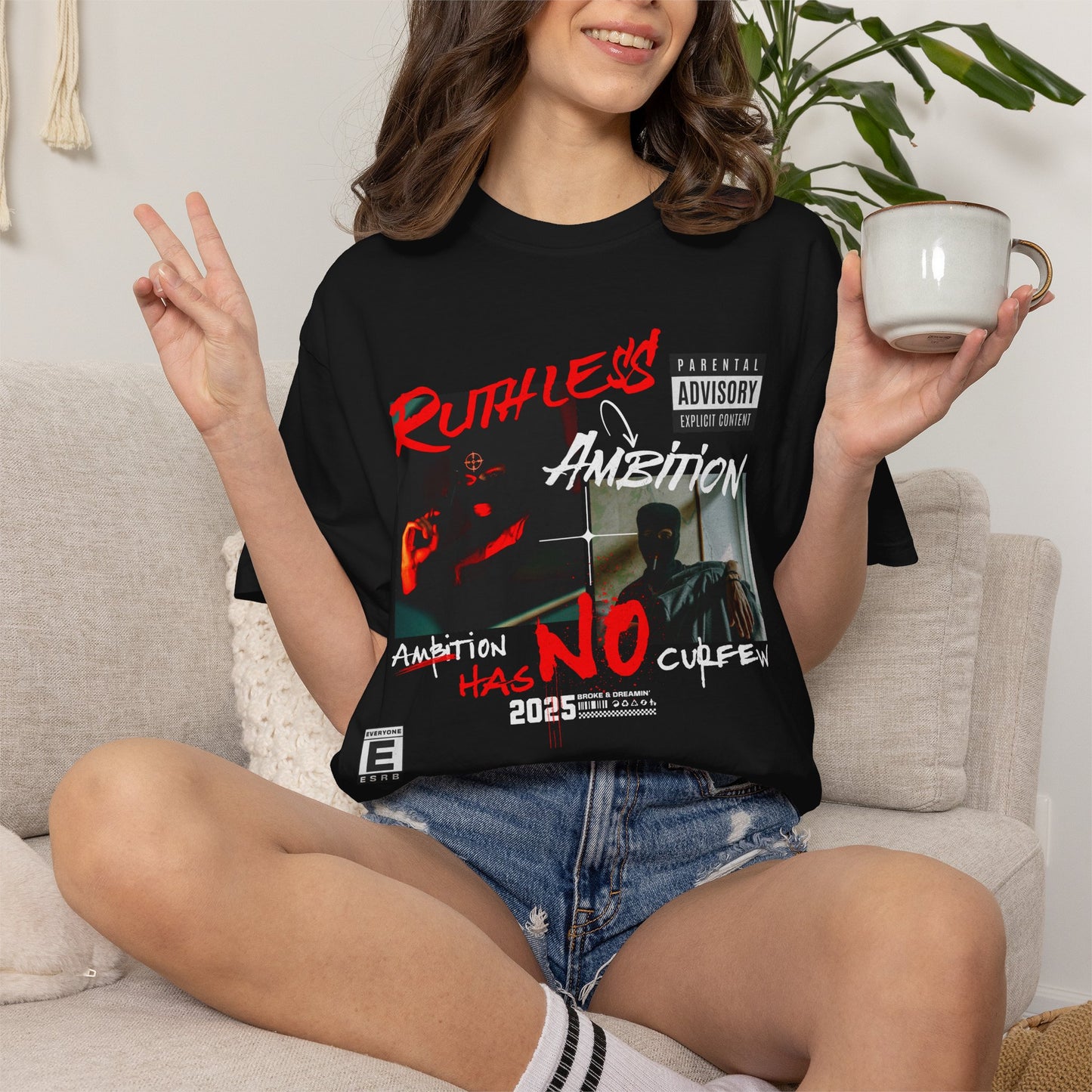 "Ruthless Ambition” Unisex T-Shirt - Broke & Dreamin' T-Shirts