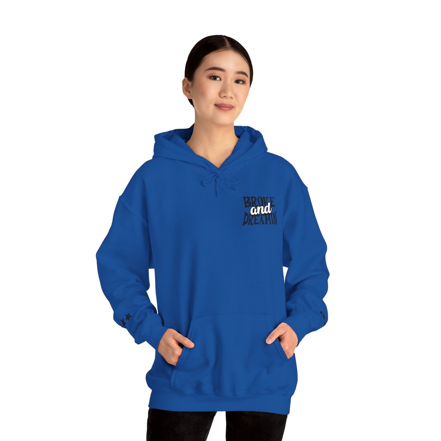 "Jesus x 618AMG" Unisex College Hoodie - Broke & Dreamin' Hoodies