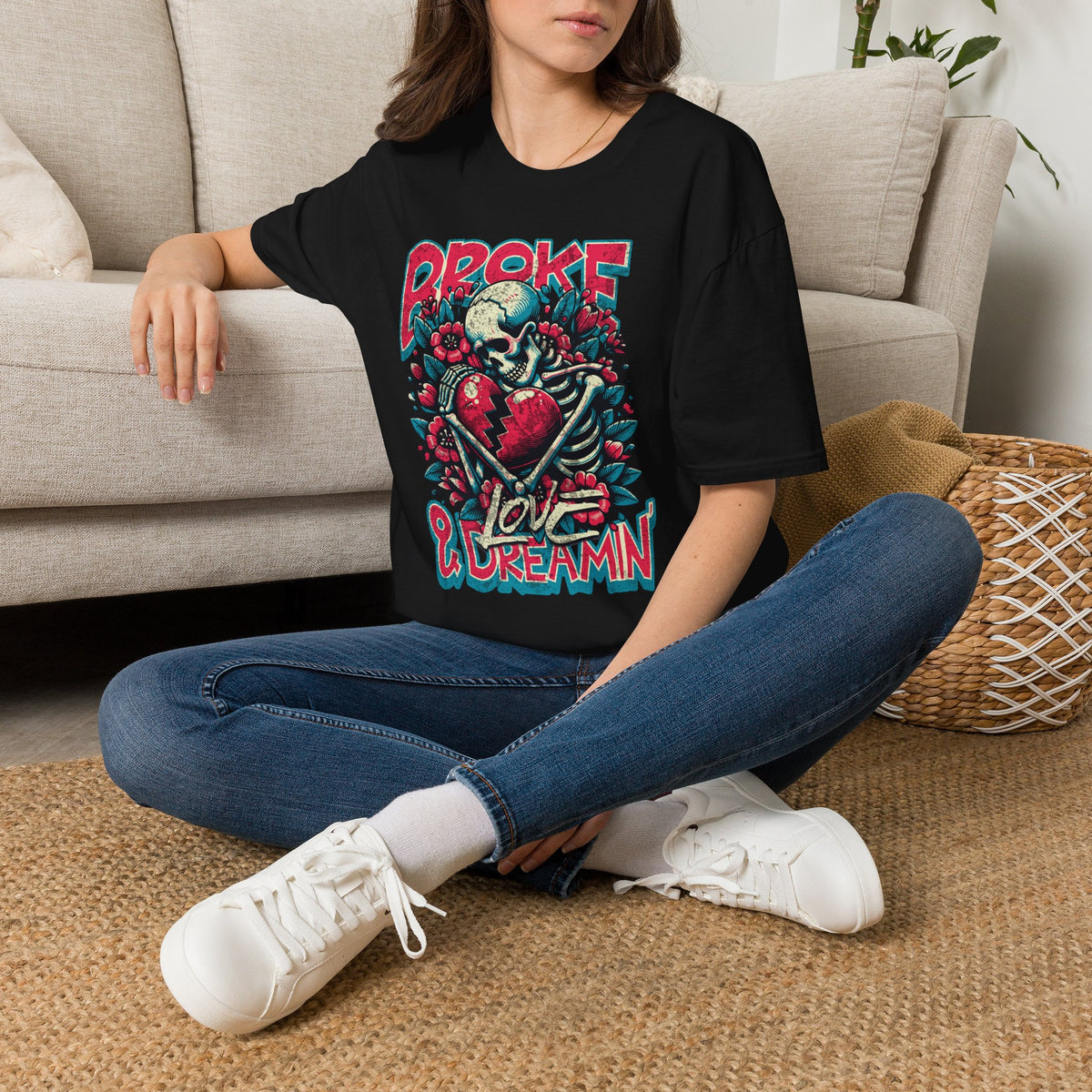 "Love” Unisex T-Shirt - Broke & Dreamin' T-Shirts