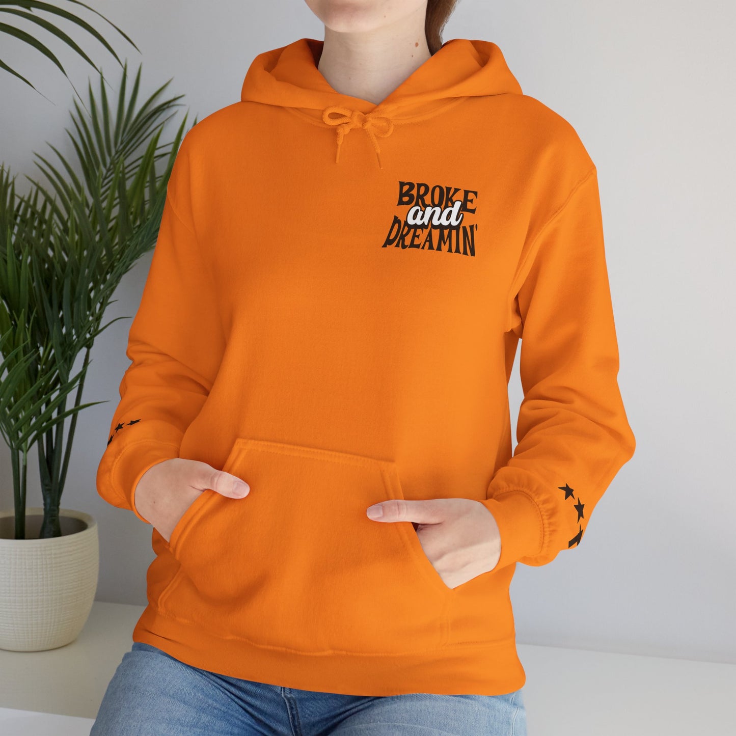 "618AMG x TGM" Unisex College Hoodie - Broke & Dreamin' Hoodies