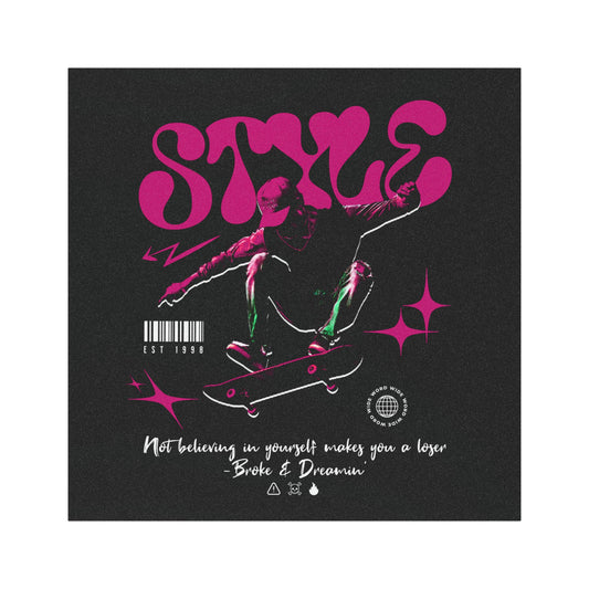 “Style” Car Magnet - Broke & Dreamin' Magnets