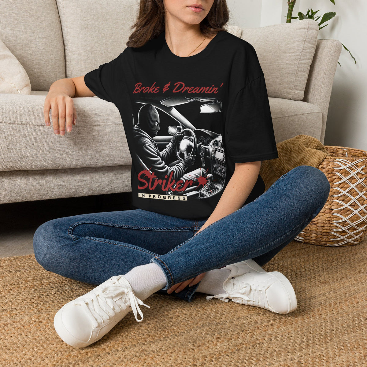 "Striker” Unisex T-Shirt - Broke & Dreamin' T-Shirts