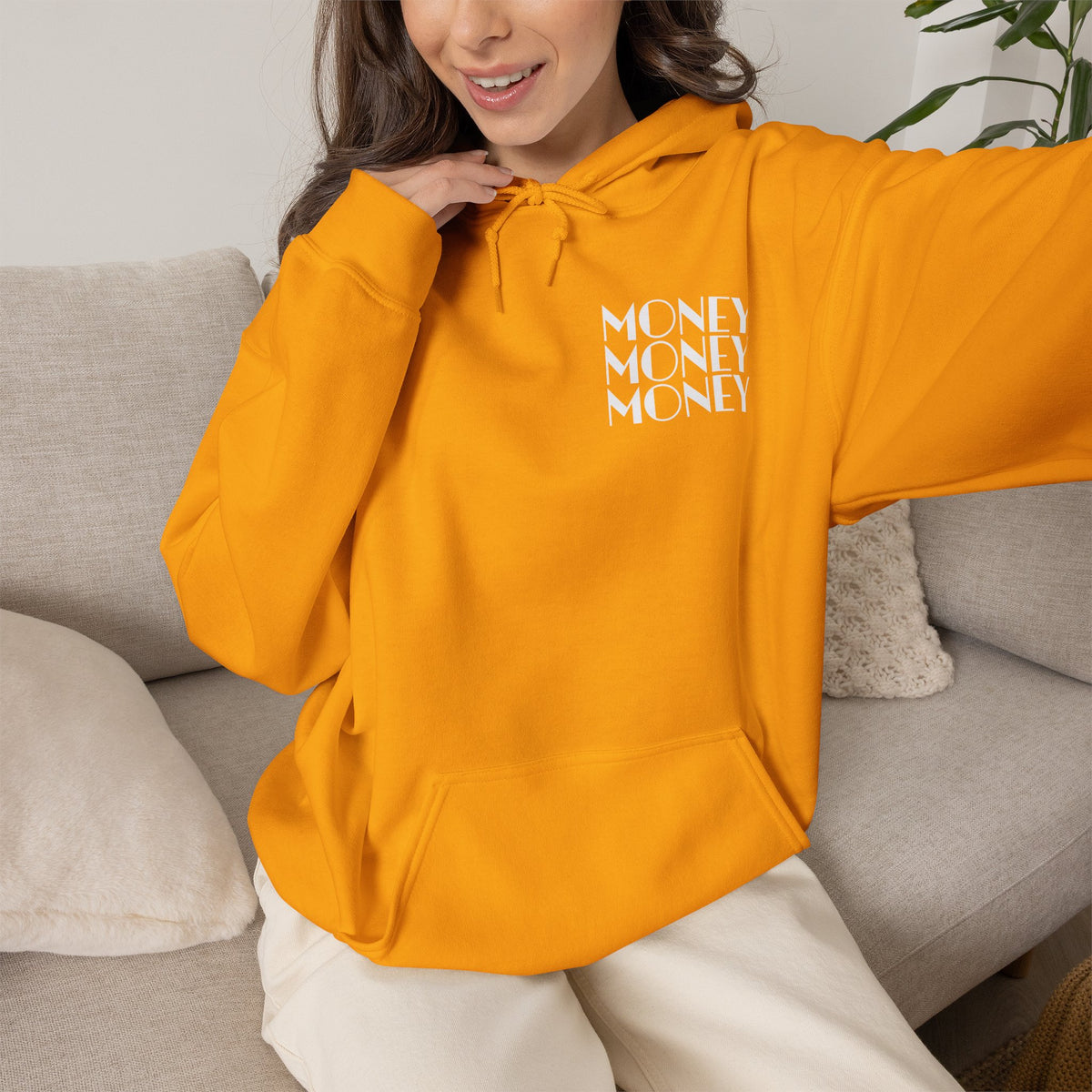 "Money Ain't Everything" Unisex College Hoodie - Broke & Dreamin' Hoodies