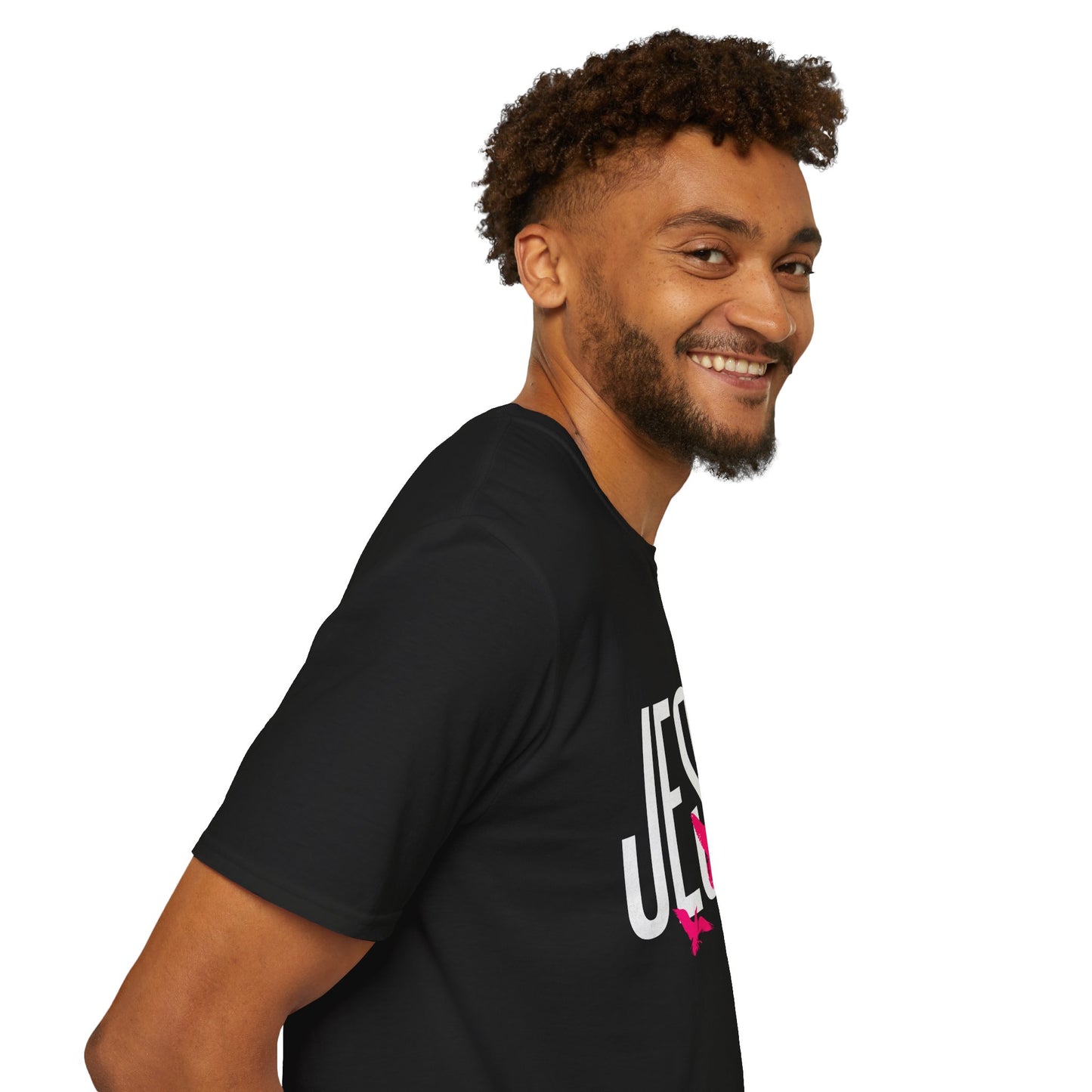 "Jesus Pink Logo” Unisex T-Shirt - Broke & Dreamin' T-Shirts