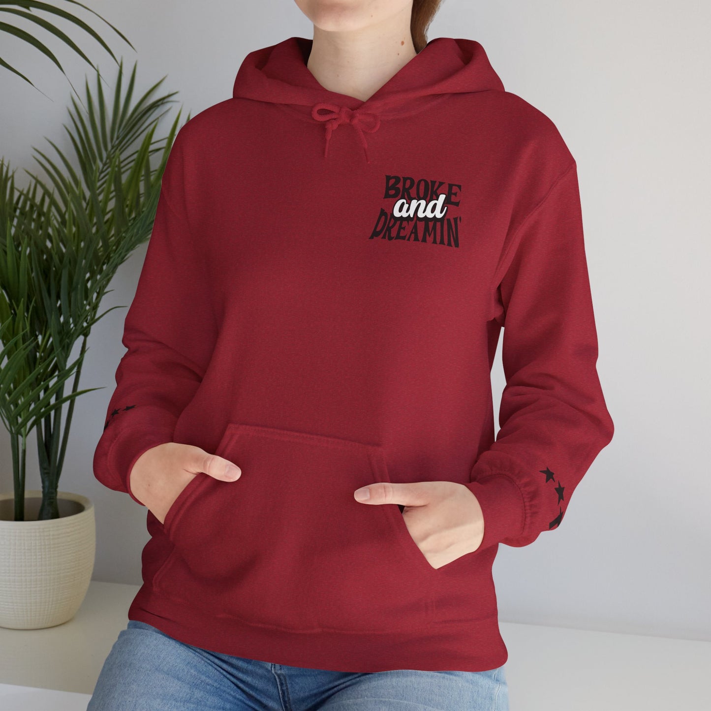 "Jesus x 618AMG" Unisex College Hoodie - Broke & Dreamin' Hoodies