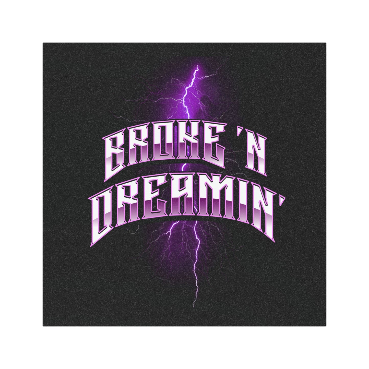 “Lightning” Car Magnet - Broke & Dreamin' Magnets