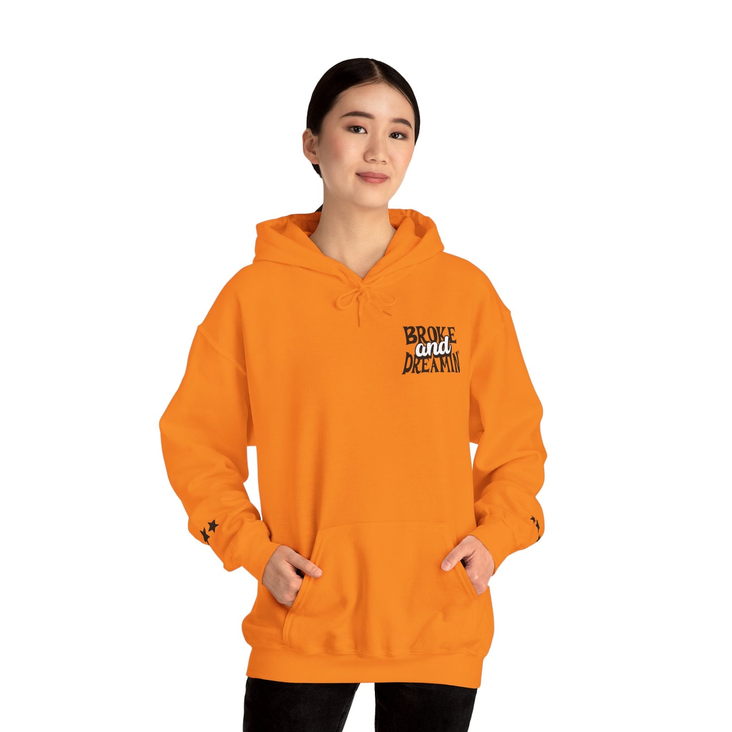 "618AMG x TGM" Unisex College Hoodie - Broke & Dreamin' Hoodies