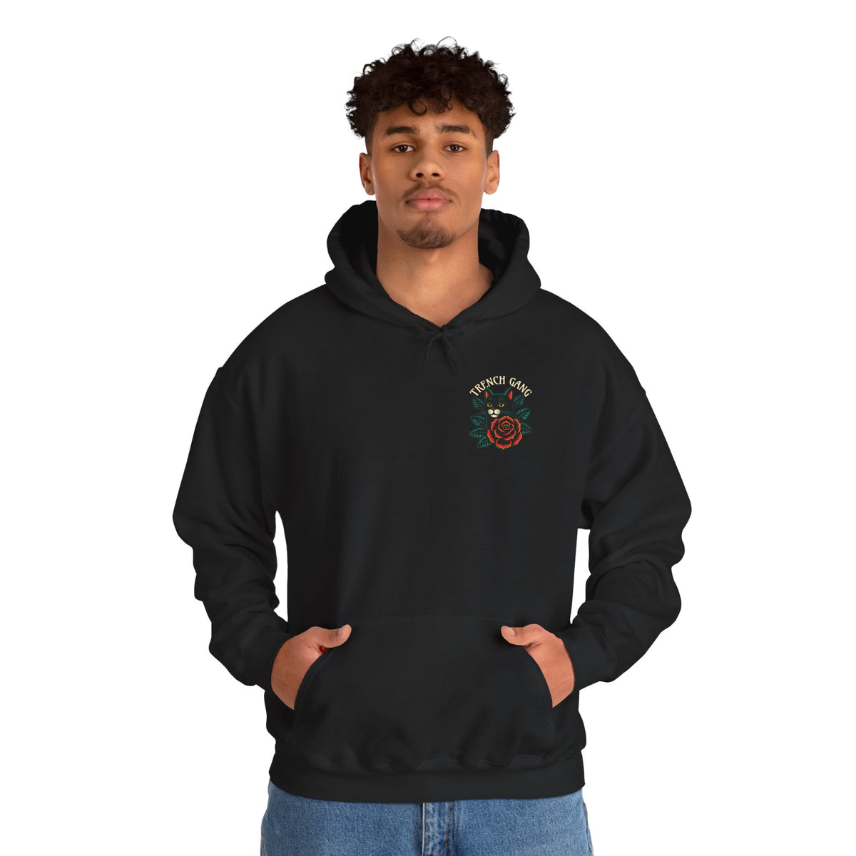 "Living Traditional" Unisex College Hoodie - Broke & Dreamin' Hoodies