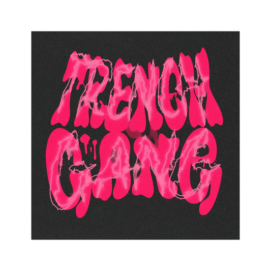 "Trench Gang Pink” Car Magnet - Broke & Dreamin' Magnets
