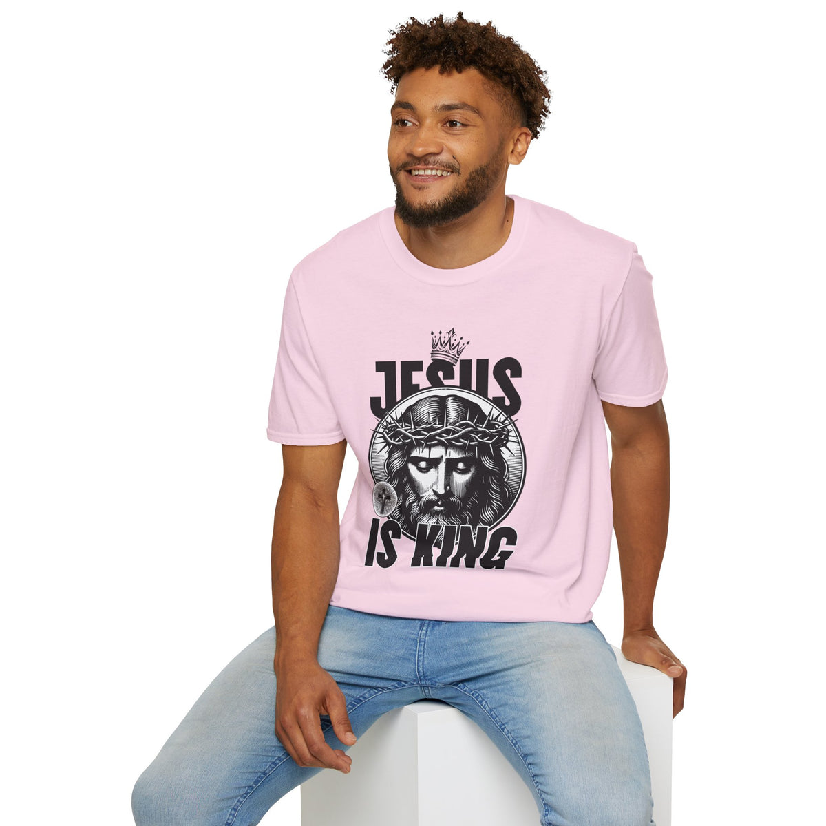 "Jesus Is King” Unisex T-Shirt - Broke & Dreamin' T-Shirts