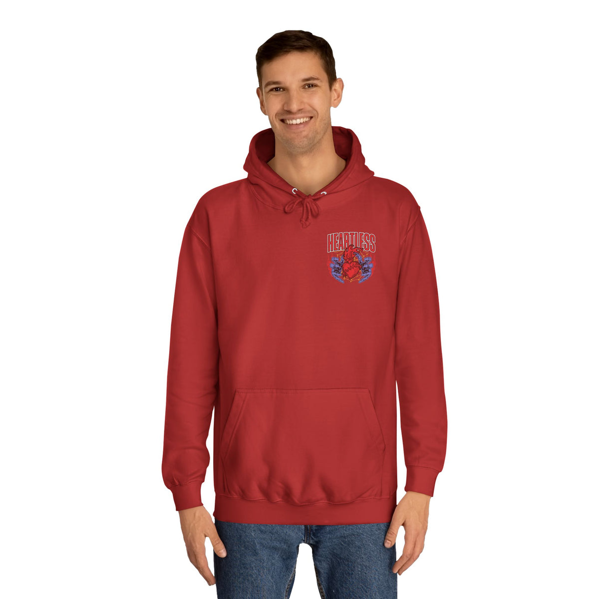 "Heartless" Unisex College Hoodie - Broke & Dreamin' Hoodies