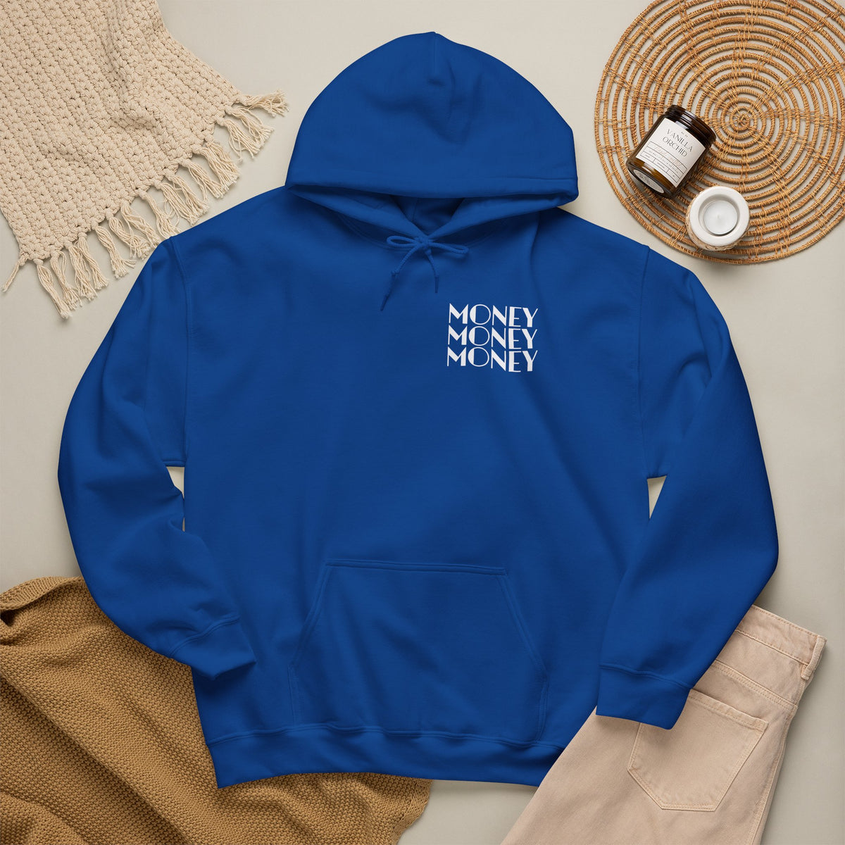 "Money Ain't Everything" Unisex College Hoodie - Broke & Dreamin' Hoodies