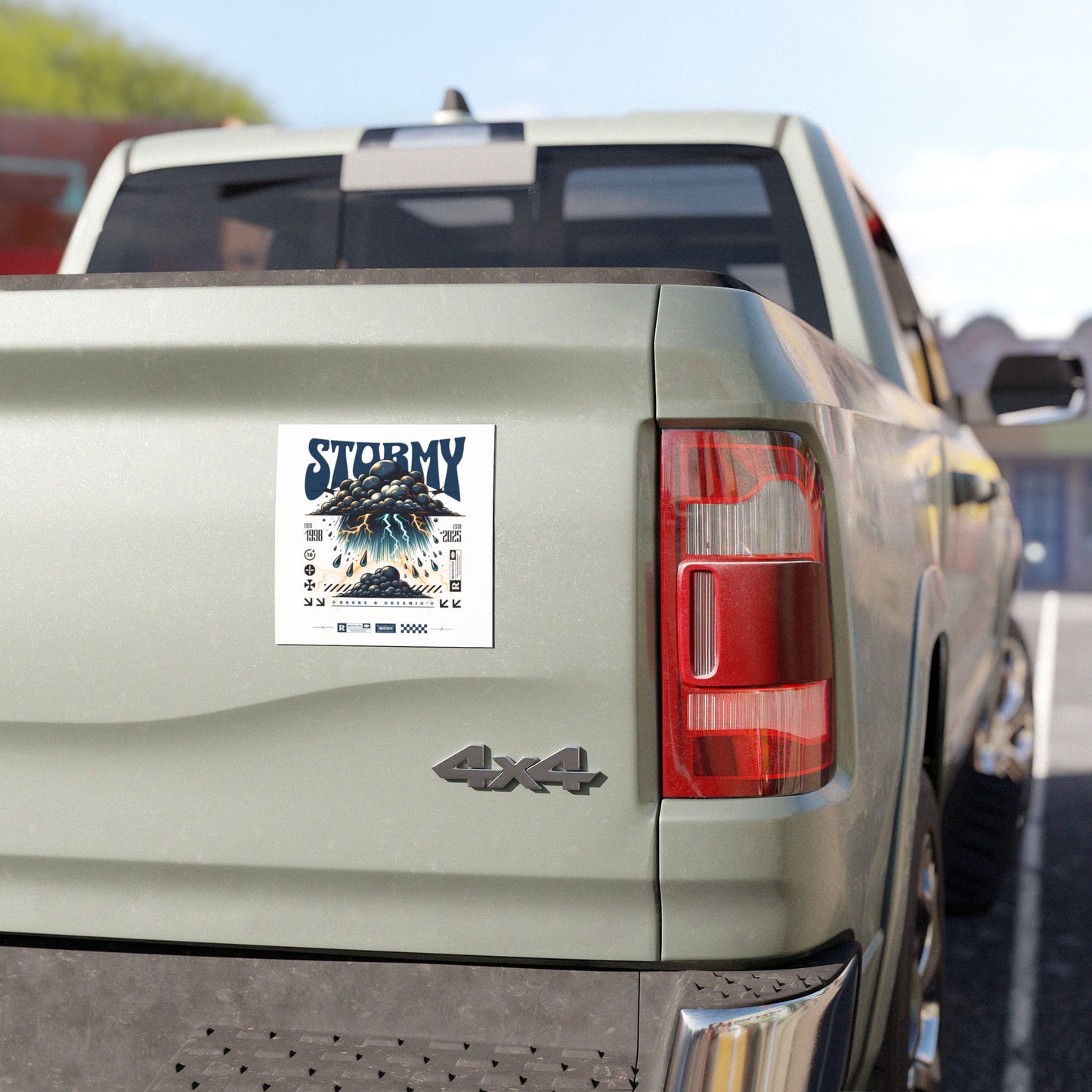 "Stormy” Car Magnet - Broke & Dreamin' Magnets