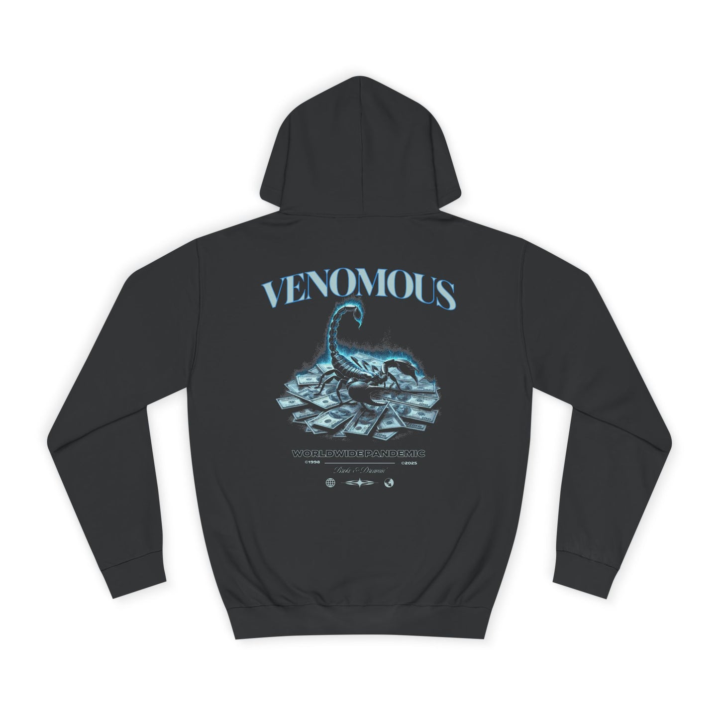 "Venomous" Unisex College Hoodie - Broke & Dreamin' Hoodies