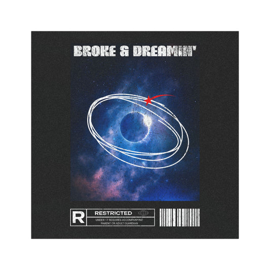 "Galaxy” Car Magnet - Broke & Dreamin' Magnets