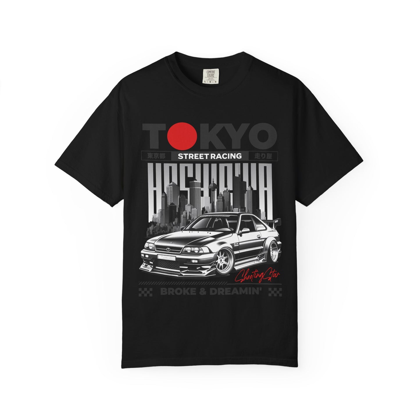 "Tokyo Street Racing” Unisex T-Shirt - Broke & Dreamin' T-Shirts