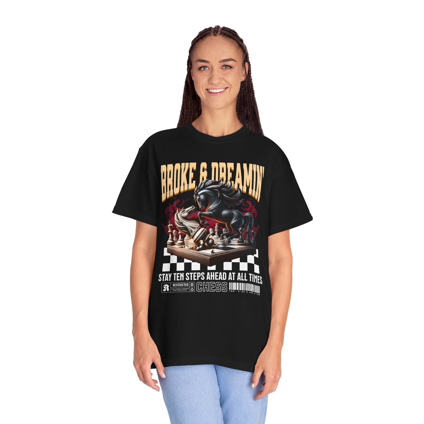 “Ten Steps Ahead” Unisex T-Shirt - Broke & Dreamin' T-Shirts