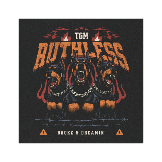 "TGM Ruthless” Car Magnet - Broke & Dreamin' Magnets