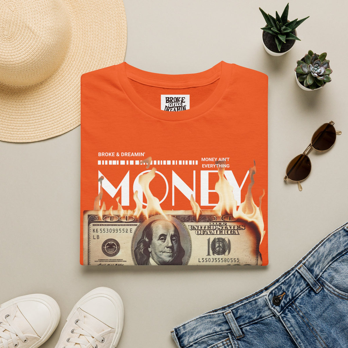 “Money Ain't Everything” Unisex T-Shirt - Broke & Dreamin' T-Shirts