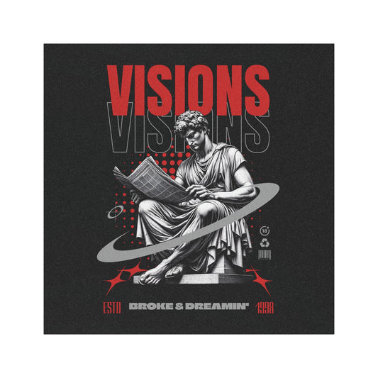 "Visions” Car Magnet - Broke & Dreamin' Magnets