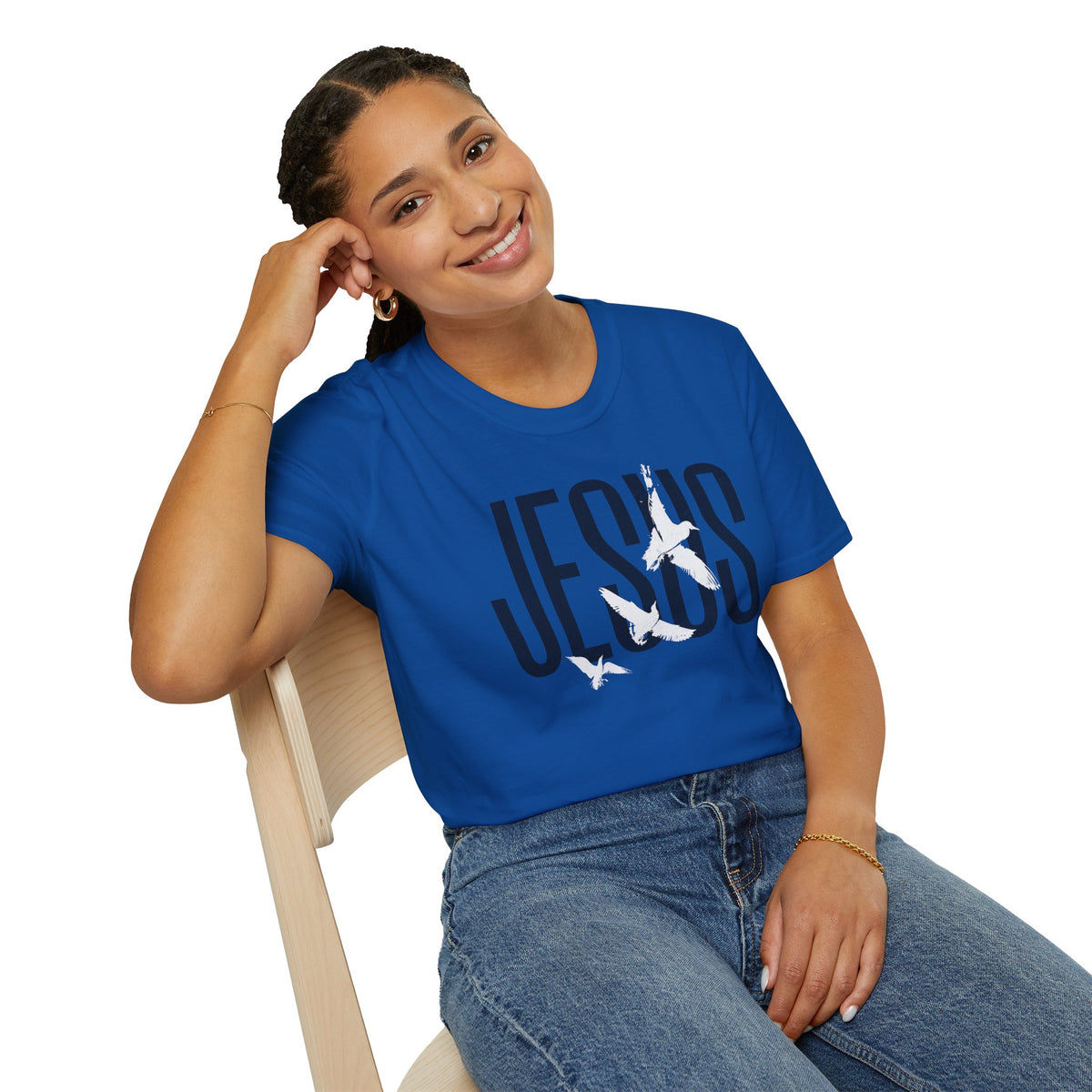 "Jesus Logo” Unisex T-Shirt - Broke & Dreamin' T-Shirts
