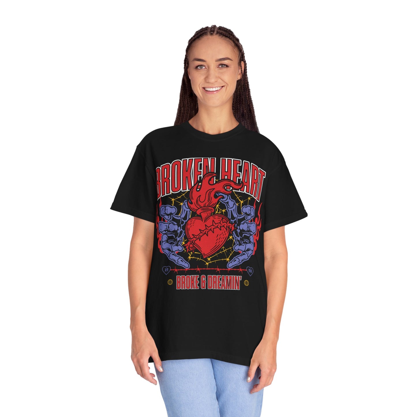 “Broken Heart” Unisex T-Shirt - Broke & Dreamin' T-Shirts