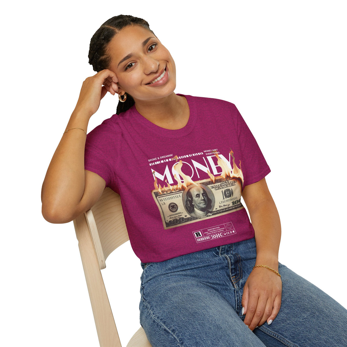 “Money Ain't Everything” Unisex T-Shirt - Broke & Dreamin' T-Shirts