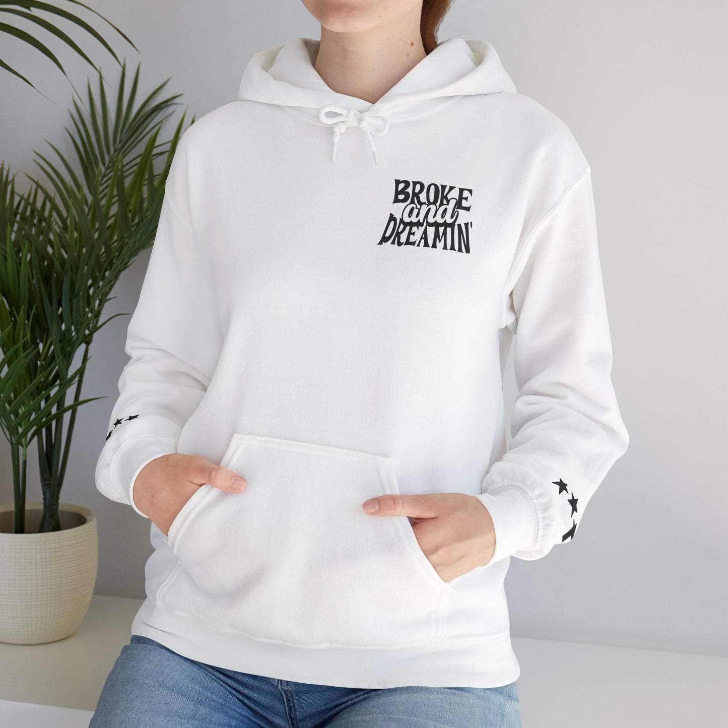 "618AMG x TGM" Unisex College Hoodie - Broke & Dreamin' Hoodies