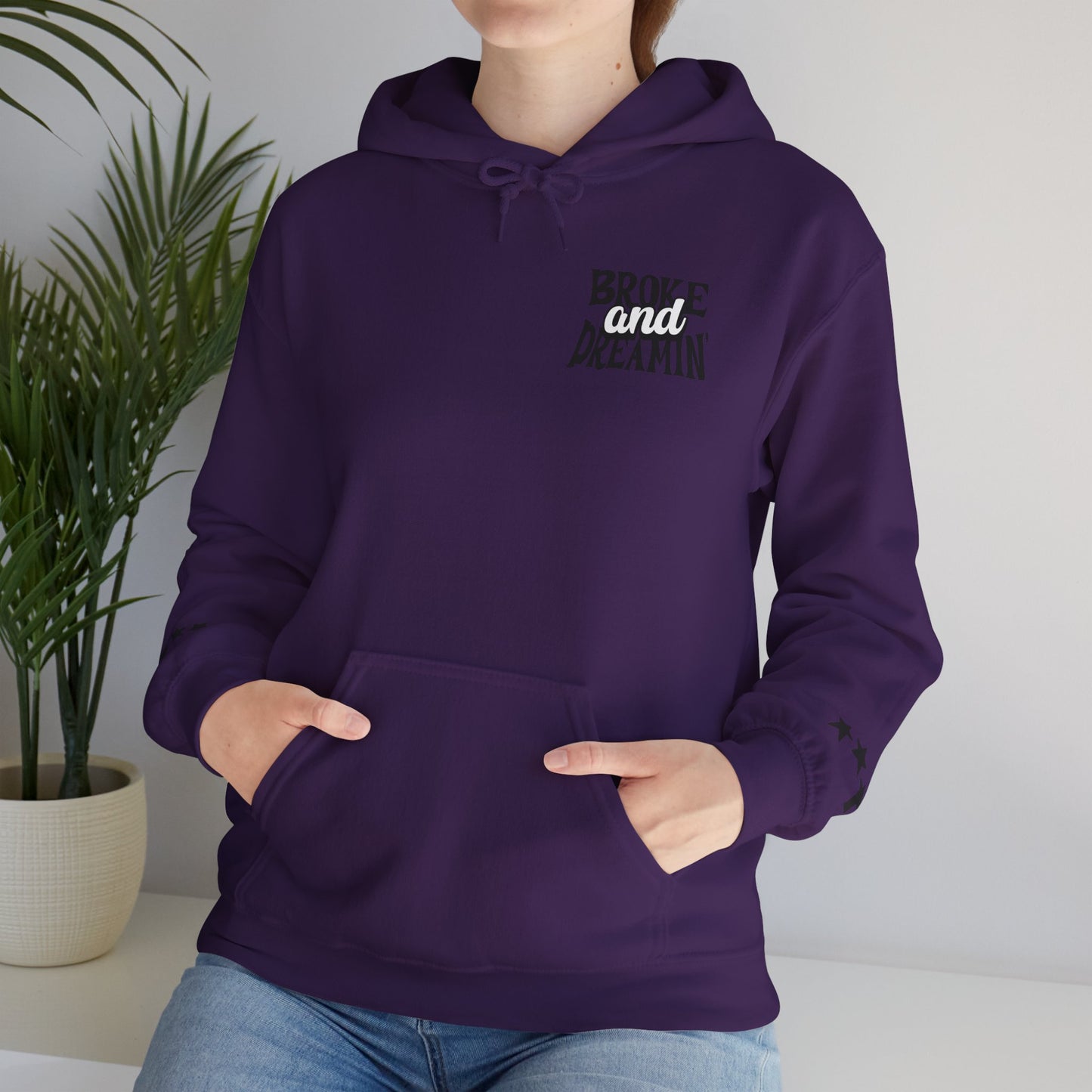 "618AMG x TGM" Unisex College Hoodie - Broke & Dreamin' Hoodies