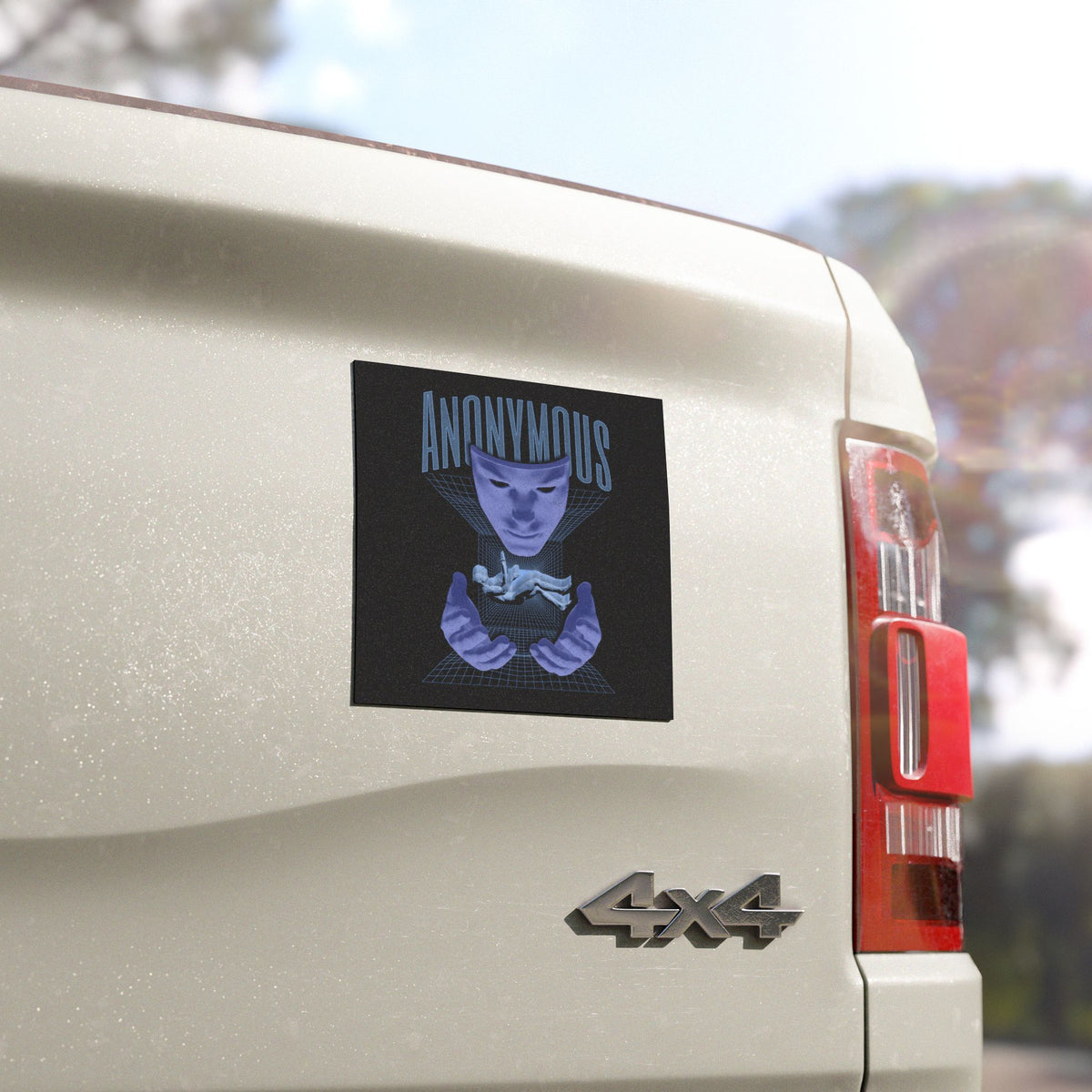 "Anonymous” Car Magnet - Broke & Dreamin' Magnets