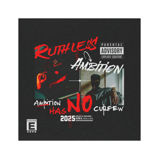 "Ruthless Ambition” Car Magnet - Broke & Dreamin' Magnets