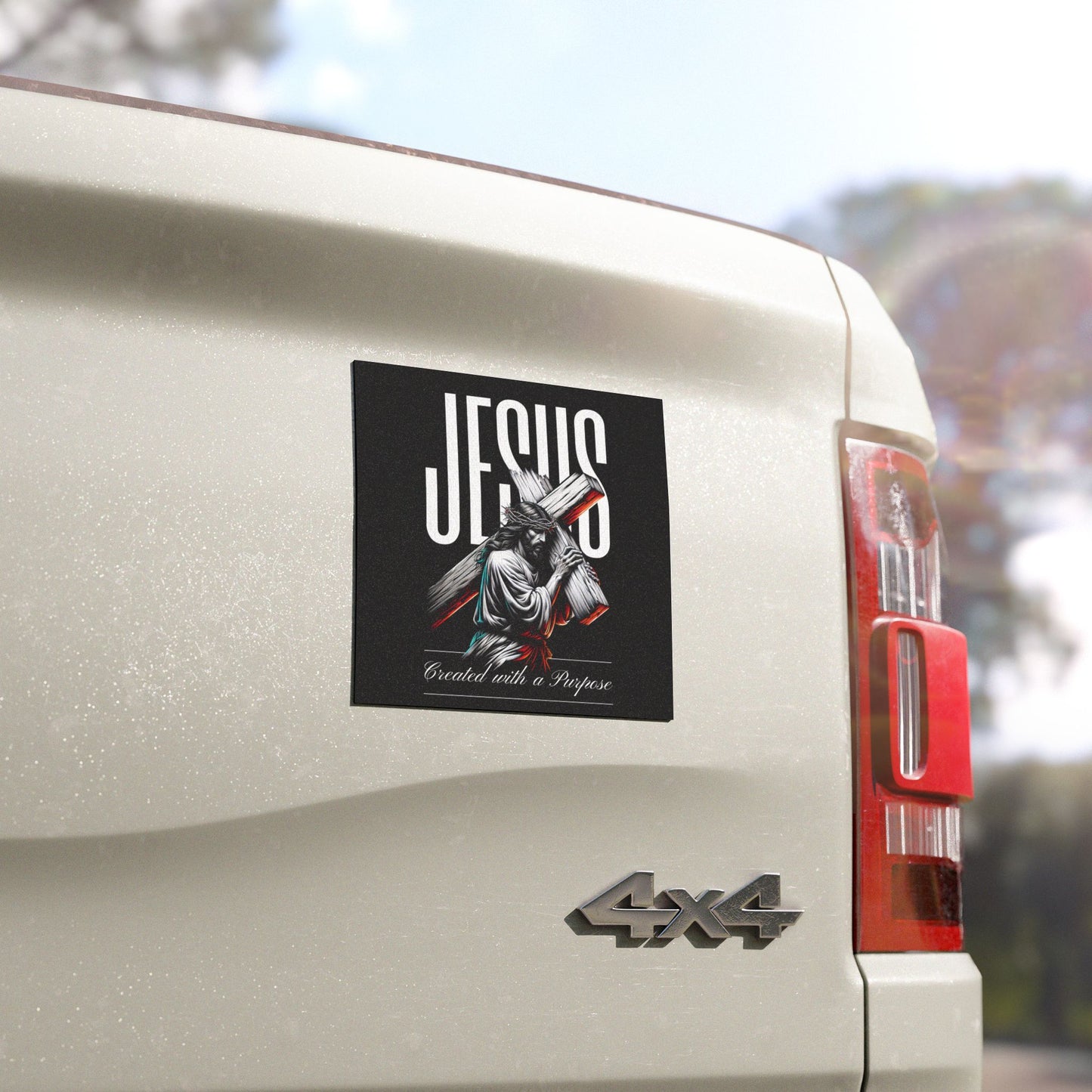 "Created With Purpose” Car Magnet - Broke & Dreamin' Magnets