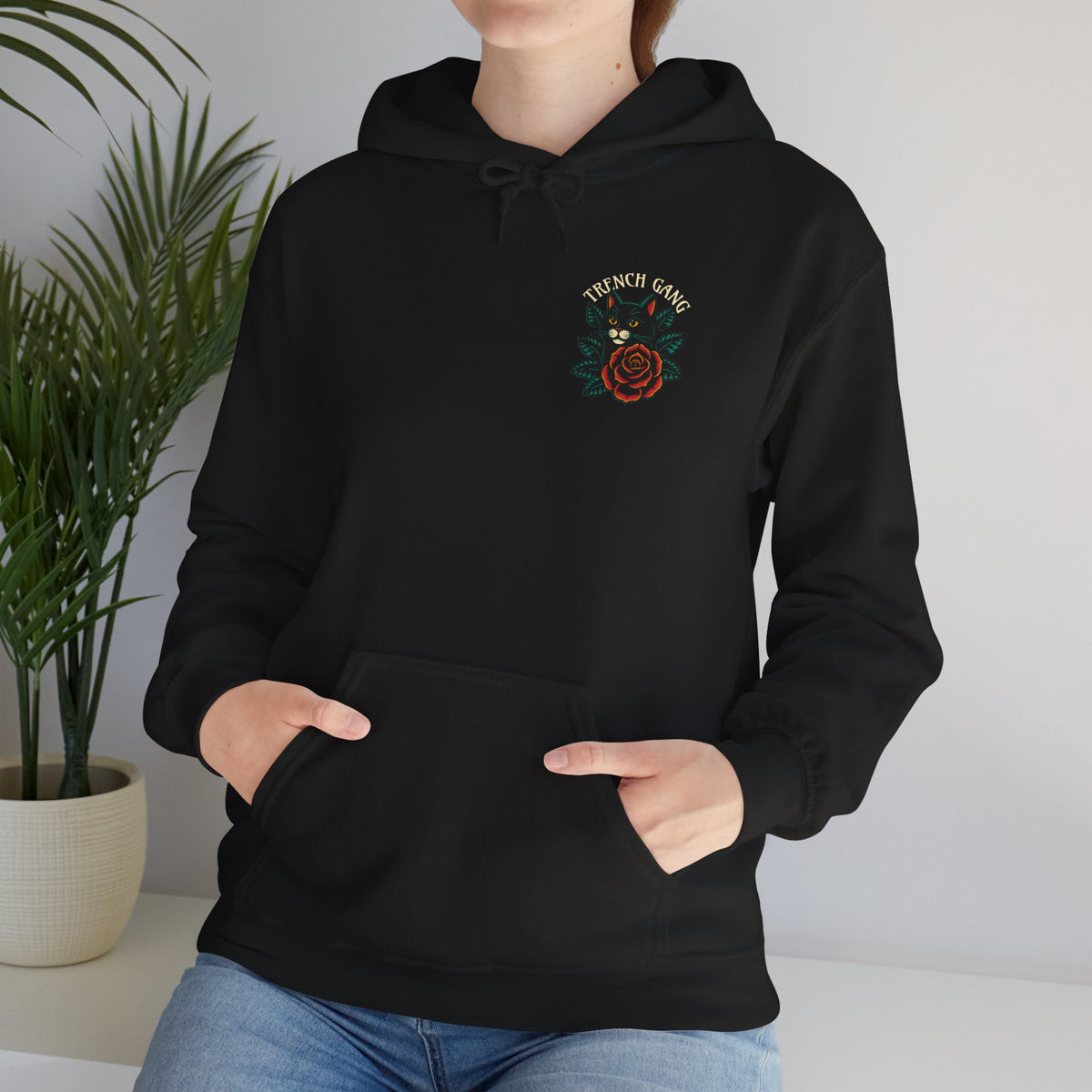 "Living Traditional" Unisex College Hoodie - Broke & Dreamin' Hoodies