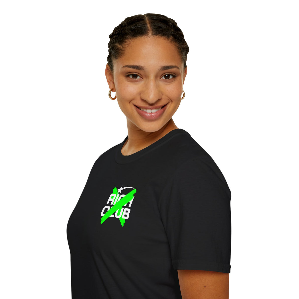 "Rich Club" Green Logo Unisex T-Shirt - Broke & Dreamin' T-Shirts