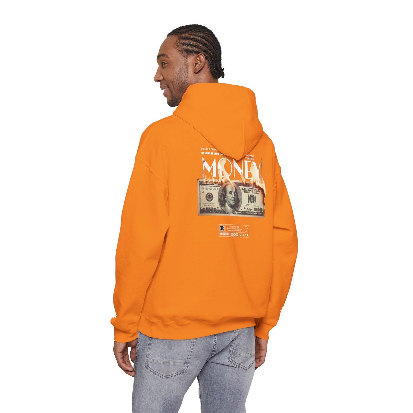 "Money Ain't Everything" Unisex College Hoodie - Broke & Dreamin' Hoodies
