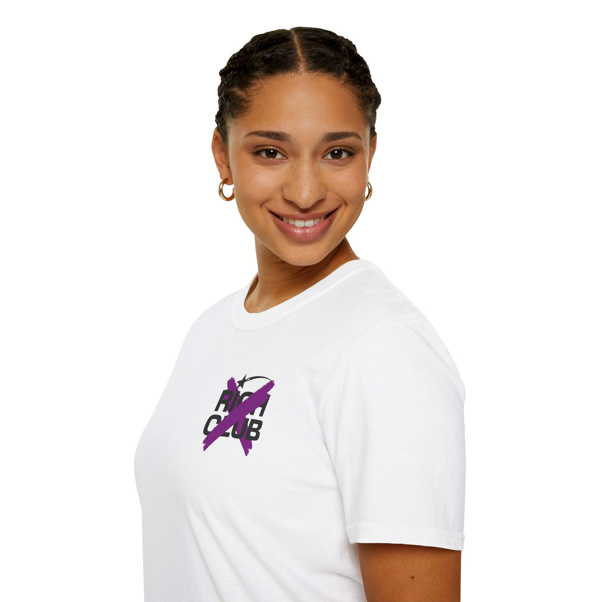 "Rich Club" Purple Logo Unisex T-Shirt - Broke & Dreamin' T-Shirts