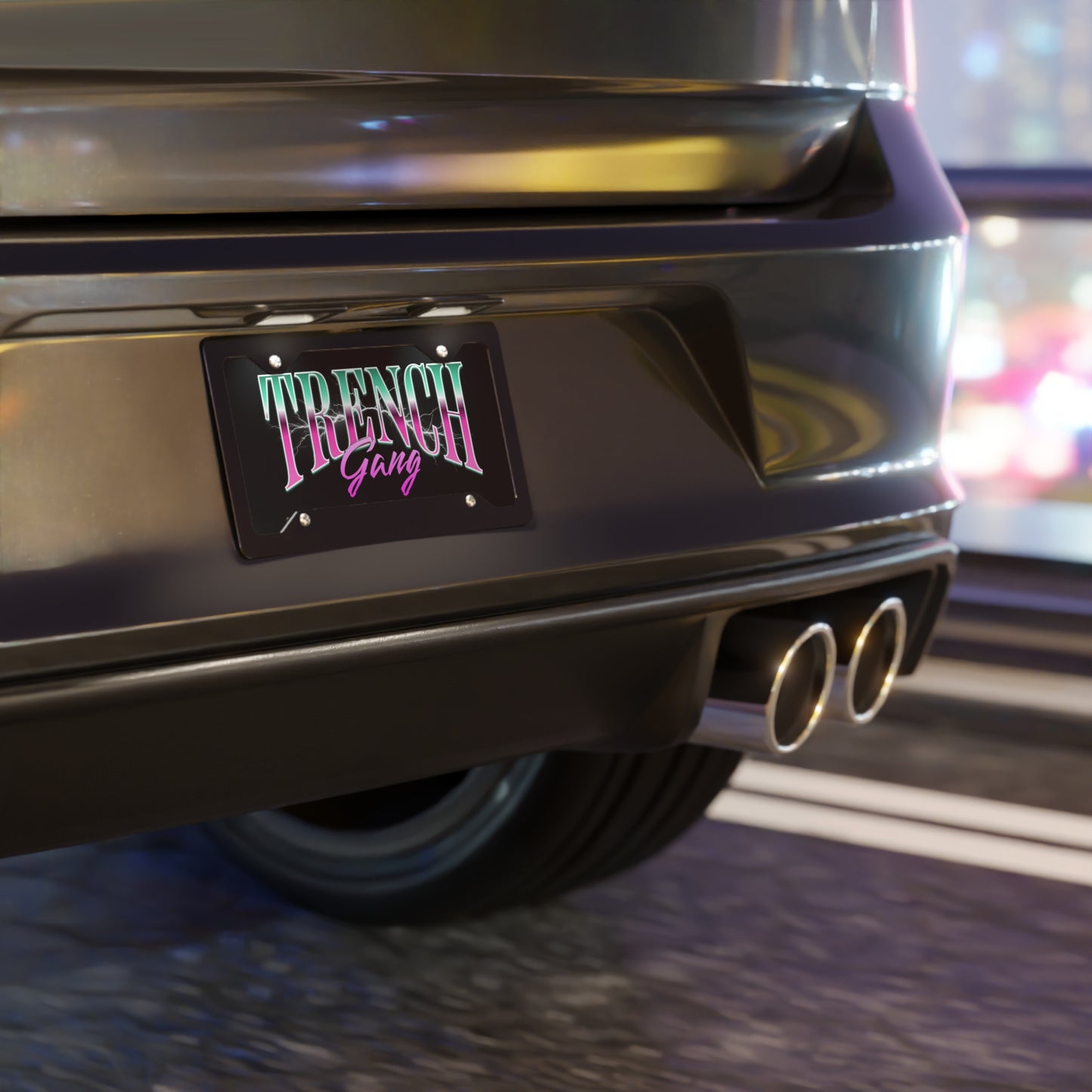 “TGM Miami” Car Vanity Plate - Broke & Dreamin' Vanity Plates
