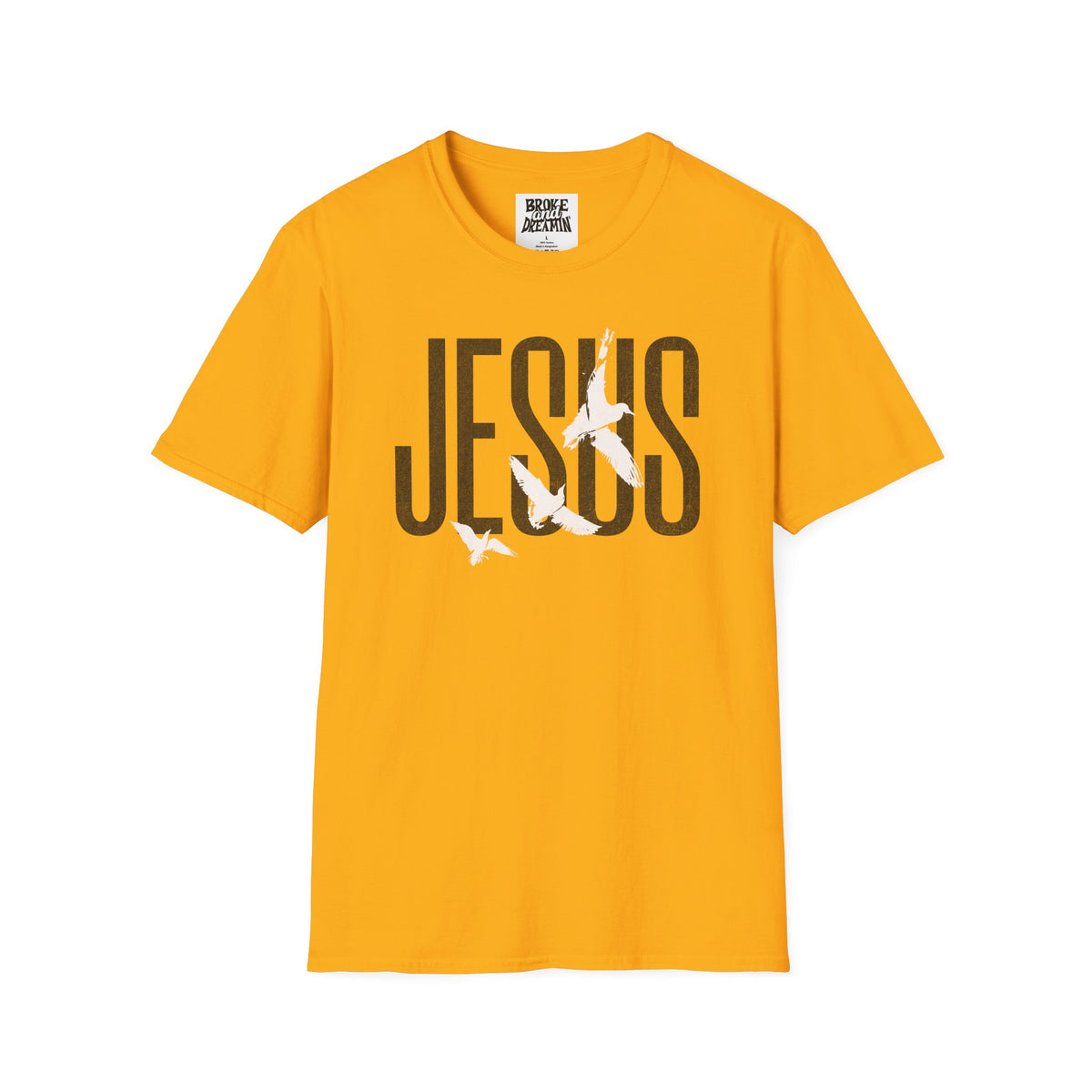 "Jesus Logo” Unisex T-Shirt - Broke & Dreamin' T-Shirts