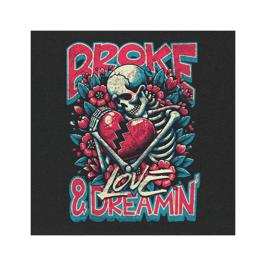 "Broken Love” Car Magnet - Broke & Dreamin' Magnets