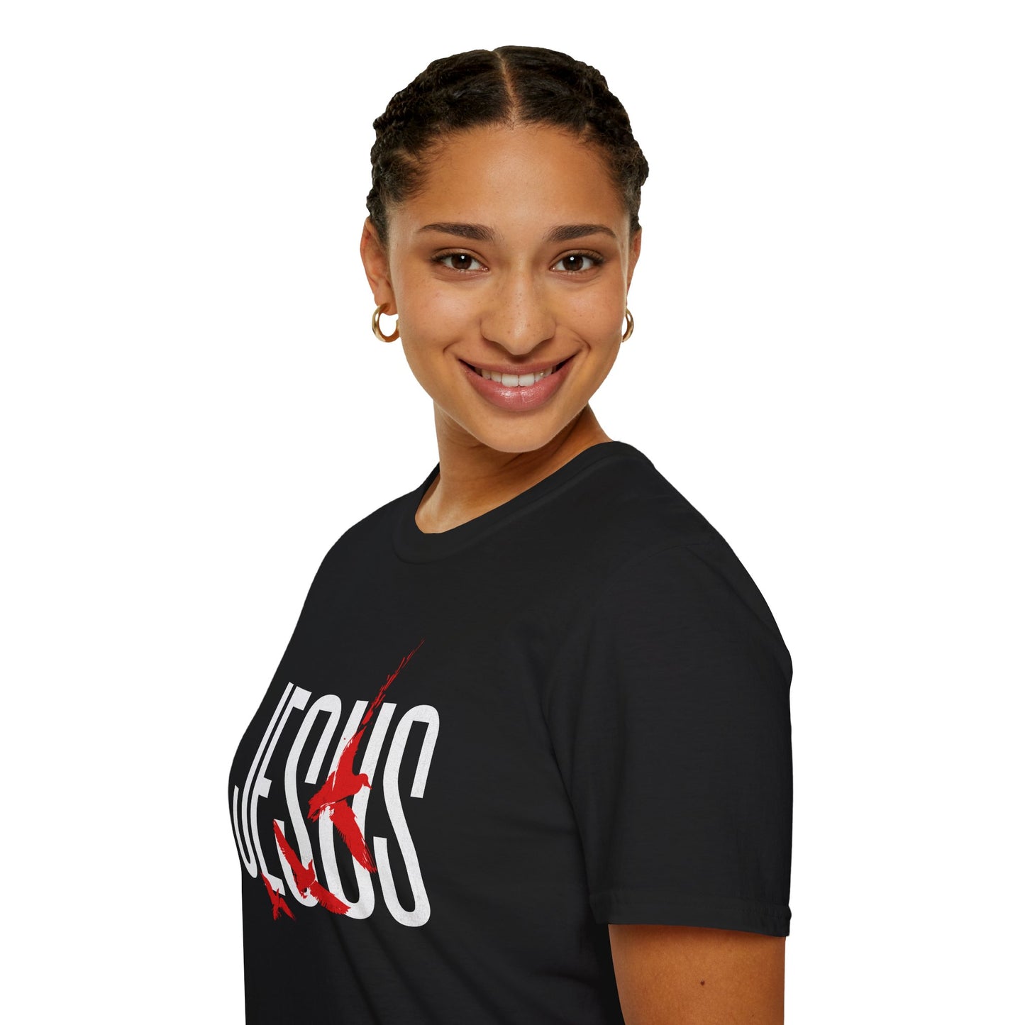 "Jesus Red Logo” Unisex T-Shirt - Broke & Dreamin' T-Shirts